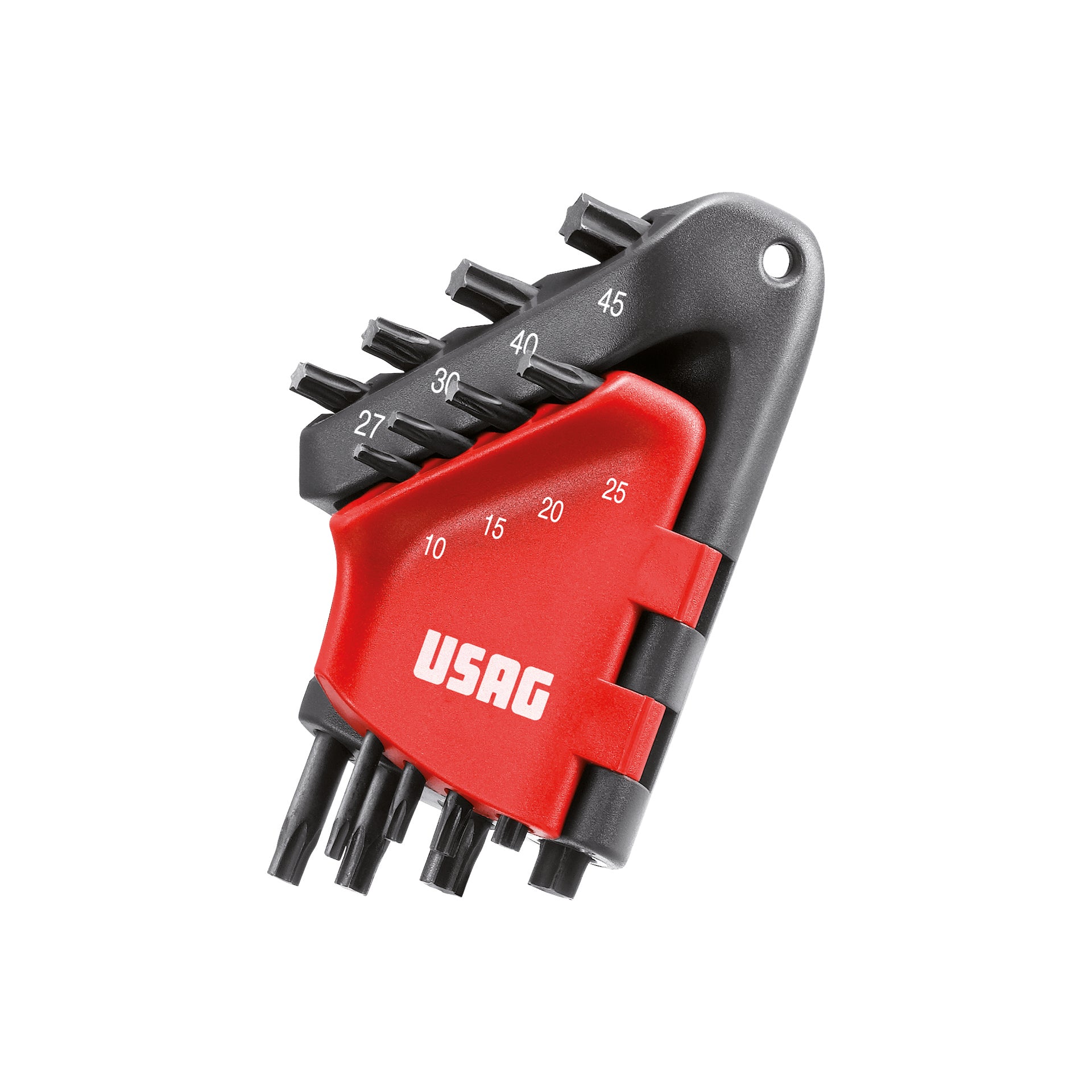 280 TX/S8C - Jeu de 8 clés mâles coudées pour vis torx® - Usag - U02800576 280 TX/S8C - Jeu de 8 clés mâles coudées pour vis torx® - Usag - U02800576
